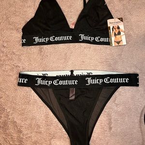 JUICY COUTURE BRA & PANTY SET!!